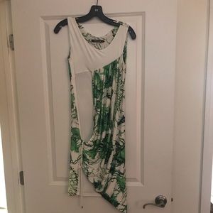 Dress not quit a mini but not below the knee